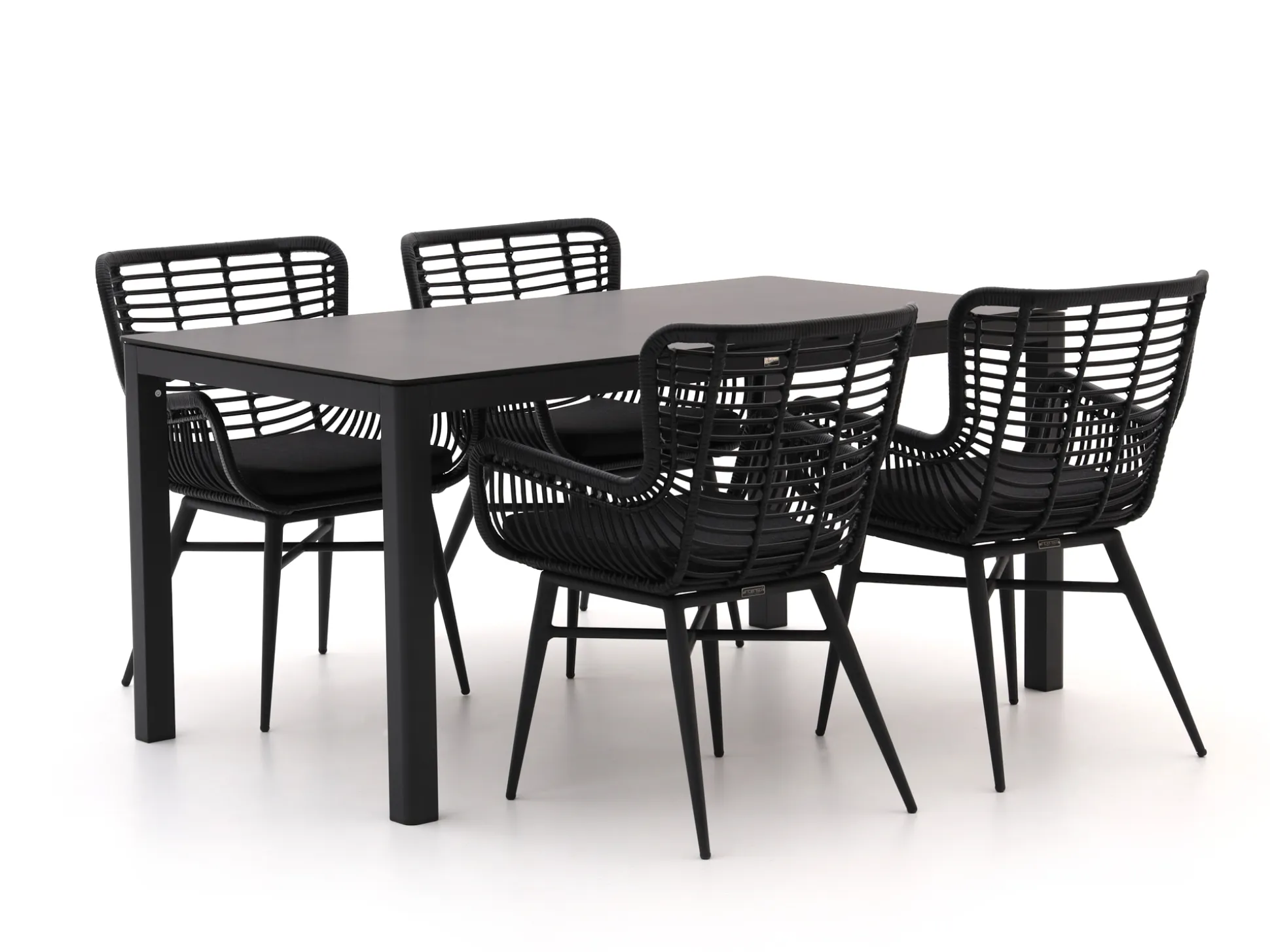 Intenso Asti/La Fonte 160cm dining tuinset 5-delig