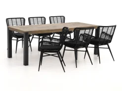Intenso Asti/ROUGH-S 220cm dining tuinset 7-delig