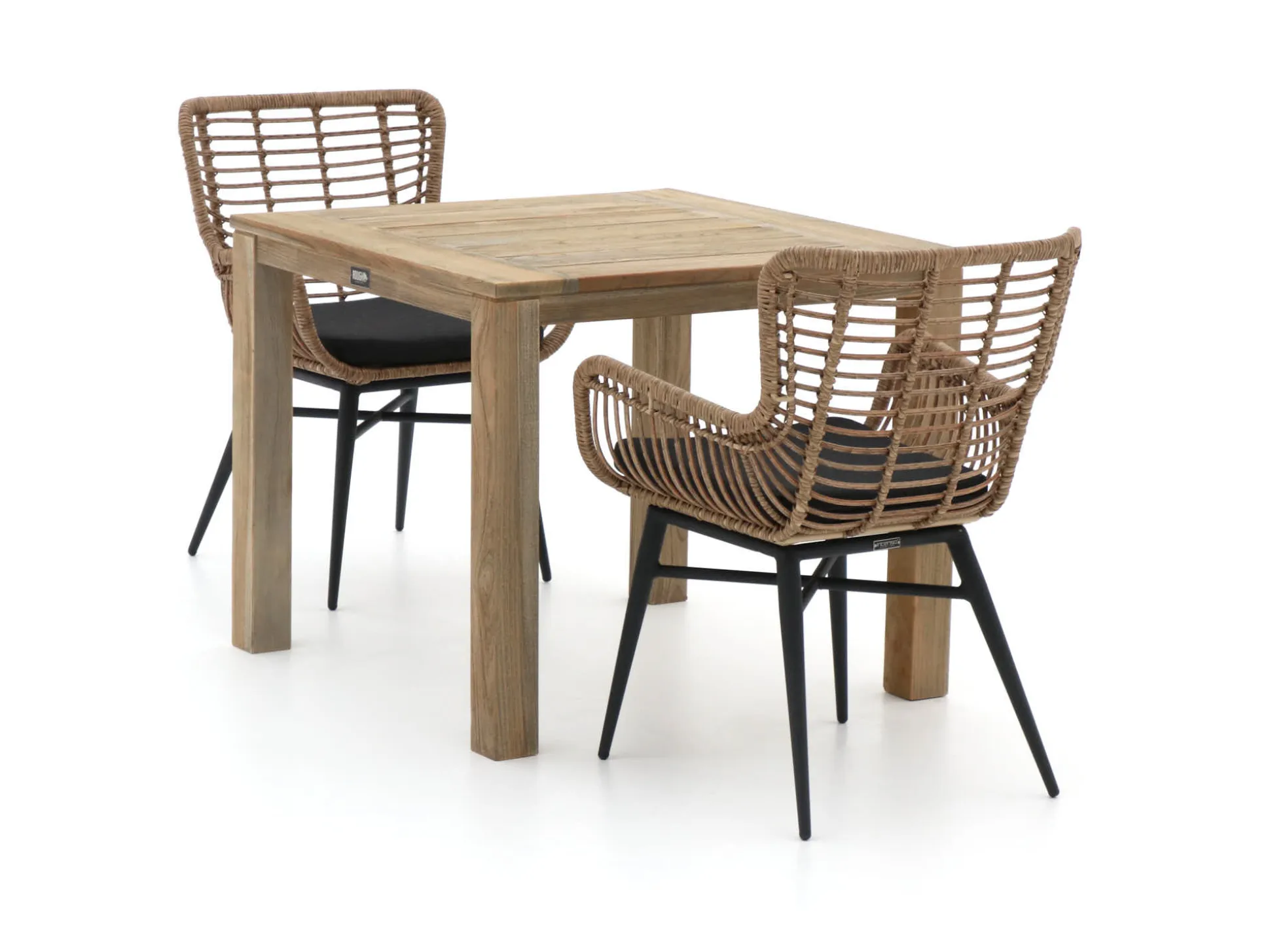 Intenso Asti/ROUGH-S 90cm dining tuinset 3-delig