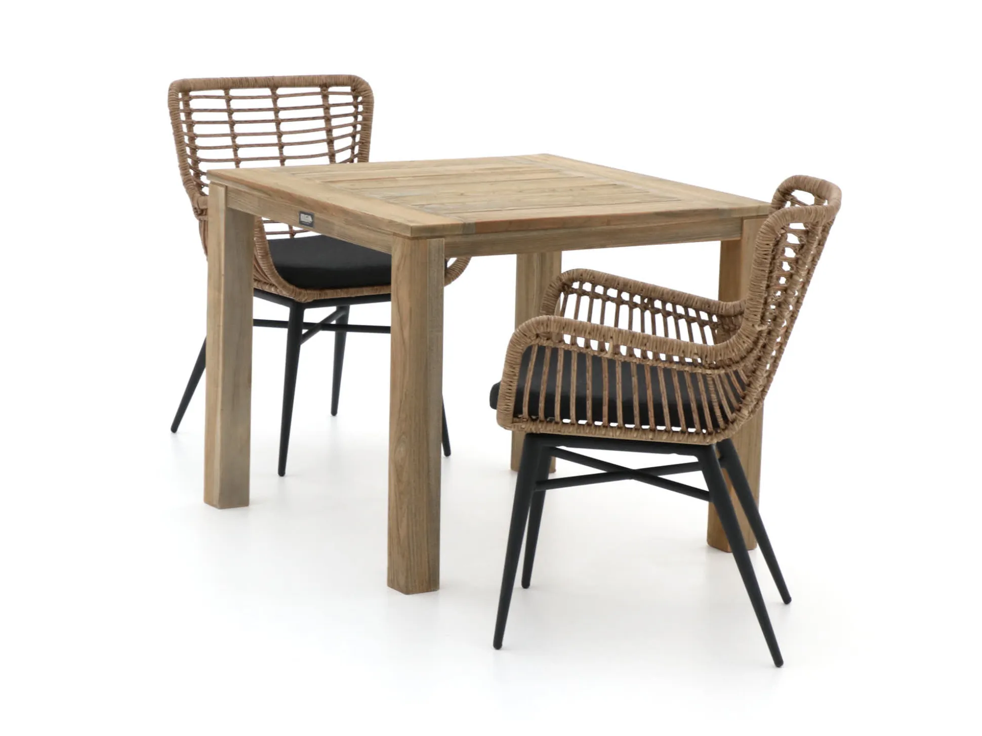 Intenso Asti/ROUGH-S 90cm dining tuinset 3-delig