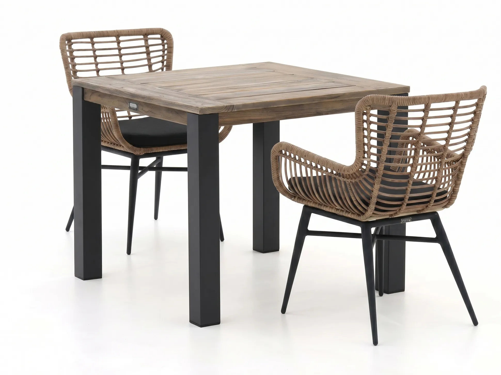 Intenso Asti/ROUGH-S 90cm dining tuinset 3-delig