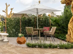 Intenso Asti/ROUGH-S 160cm dining tuinset 5-delig