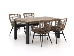 Intenso Asti/ROUGH-S 160cm dining tuinset 5-delig