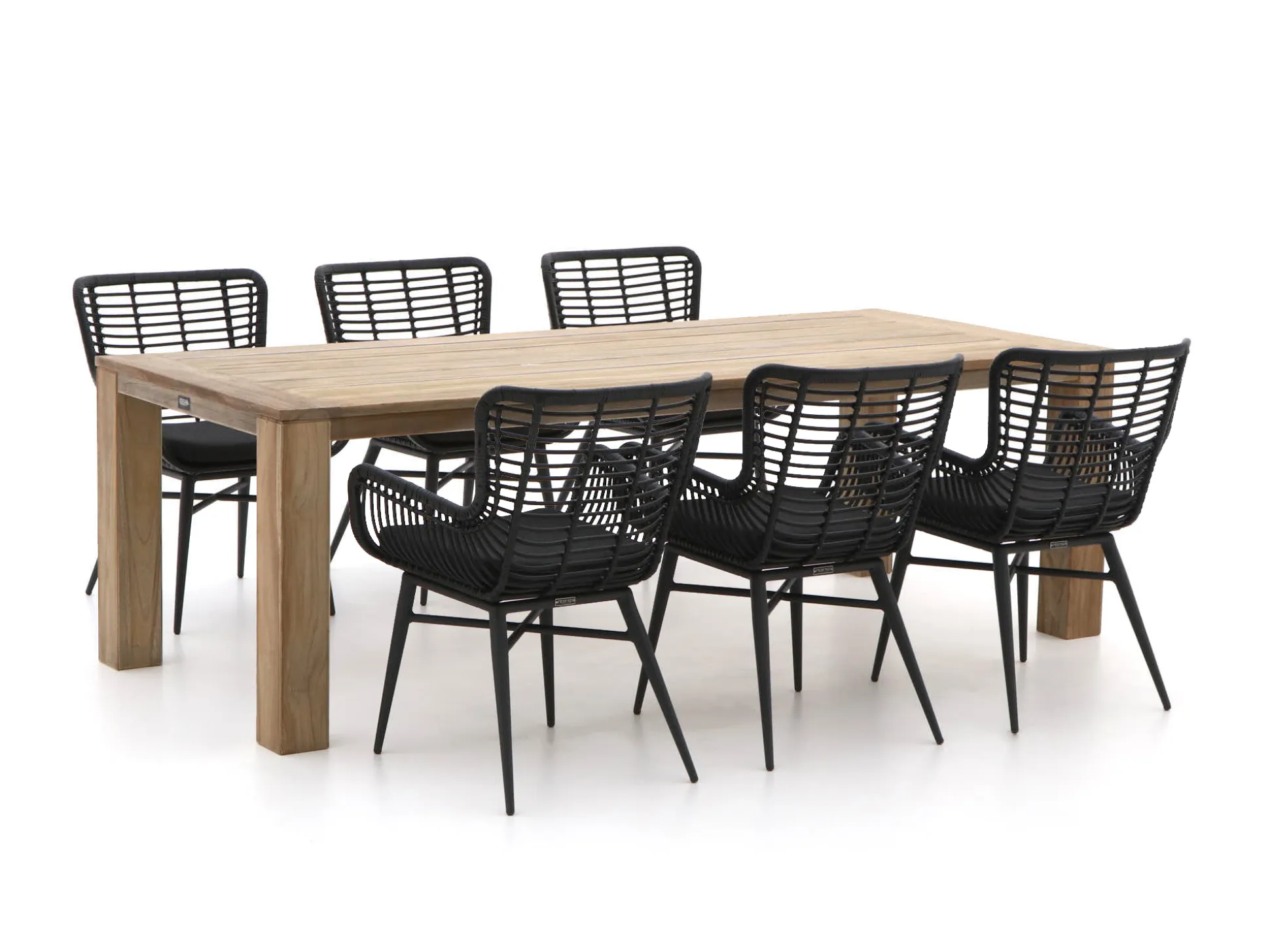 Intenso Asti/ROUGH-X 240cm dining tuinset 7-delig