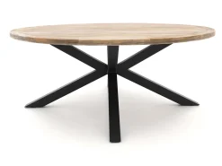 Intenso Asti/Rough-Y Ø180cm dining tuinset 7-delig