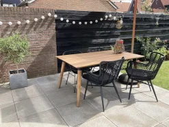 Intenso Asti/Rough-Y Ellips 280cm dining tuinset 9-delig