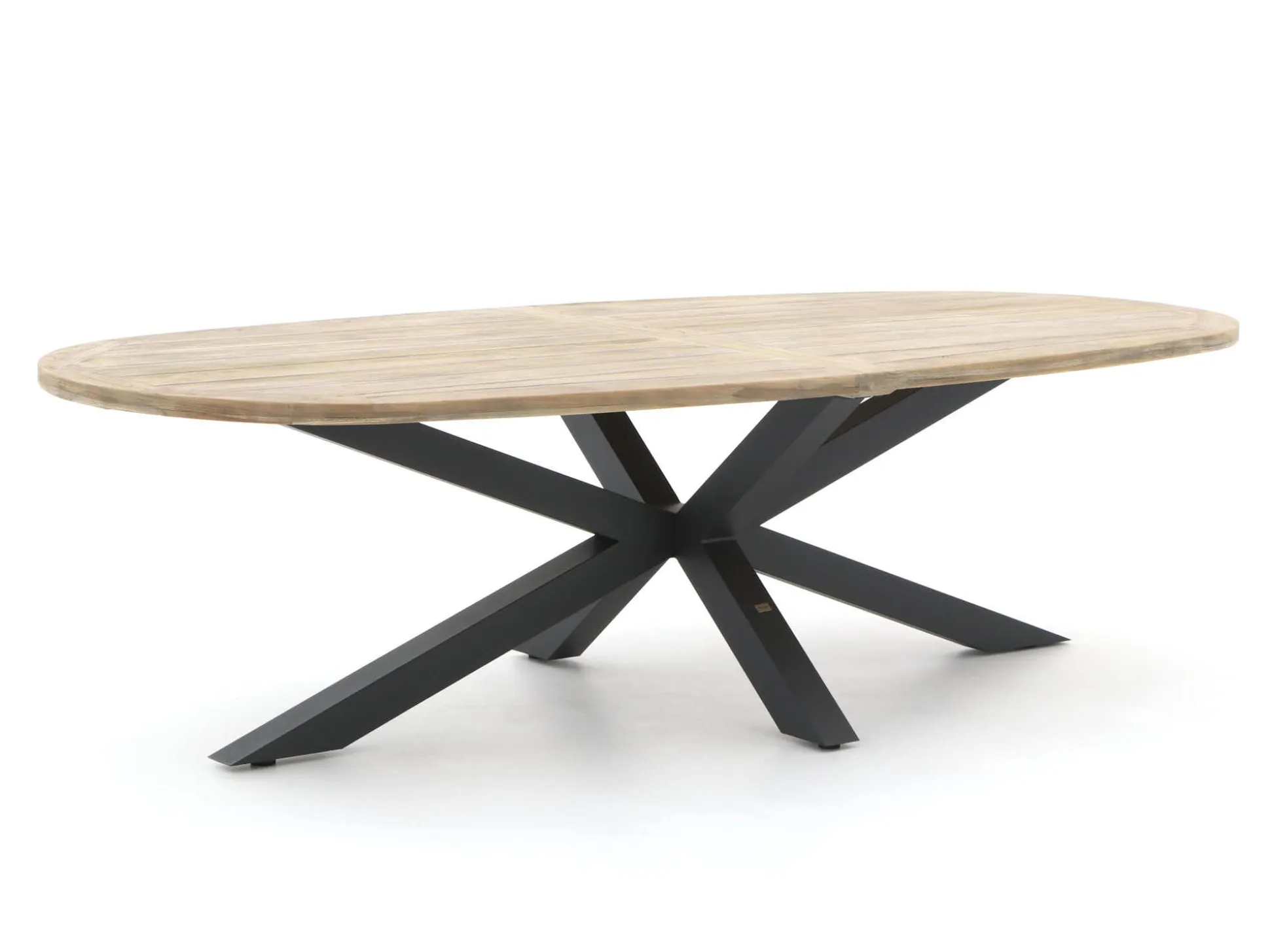 Intenso Asti/Rough-Y Ellips 280cm dining tuinset 9-delig