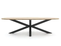 Intenso Asti/Rough-Y Ellips 280cm dining tuinset 9-delig