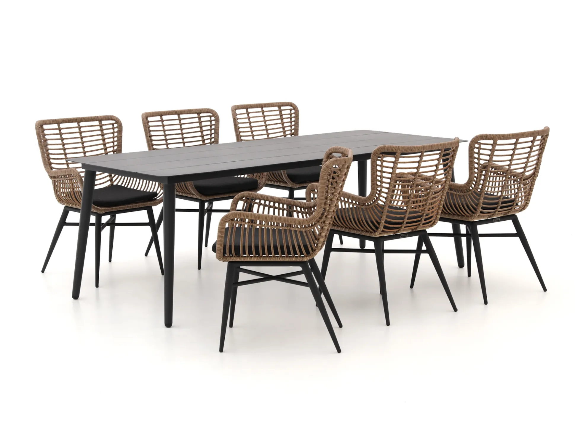 Intenso Asti/Sora 220cm dining tuinset 7-delig
