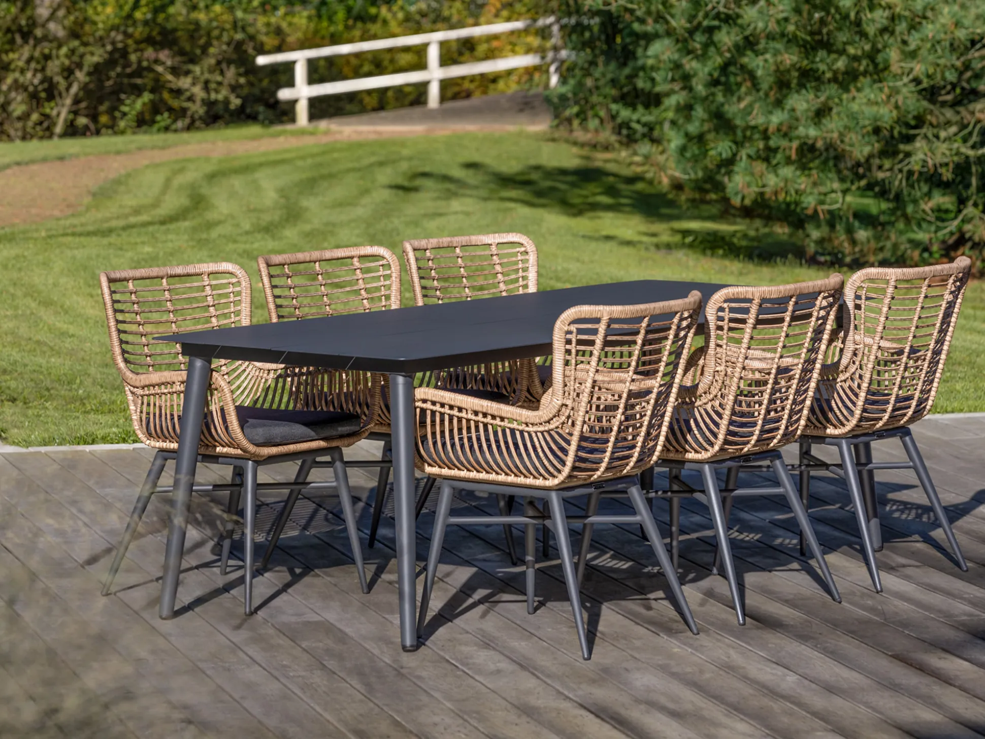 Intenso Asti/Sora 220cm dining tuinset 7-delig
