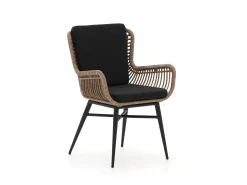 Intenso Asti Zitkussen dining tuinstoel Natural/Black