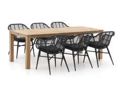 Intenso Azora/ROUGH-S 220cm dining tuinset 7-delig