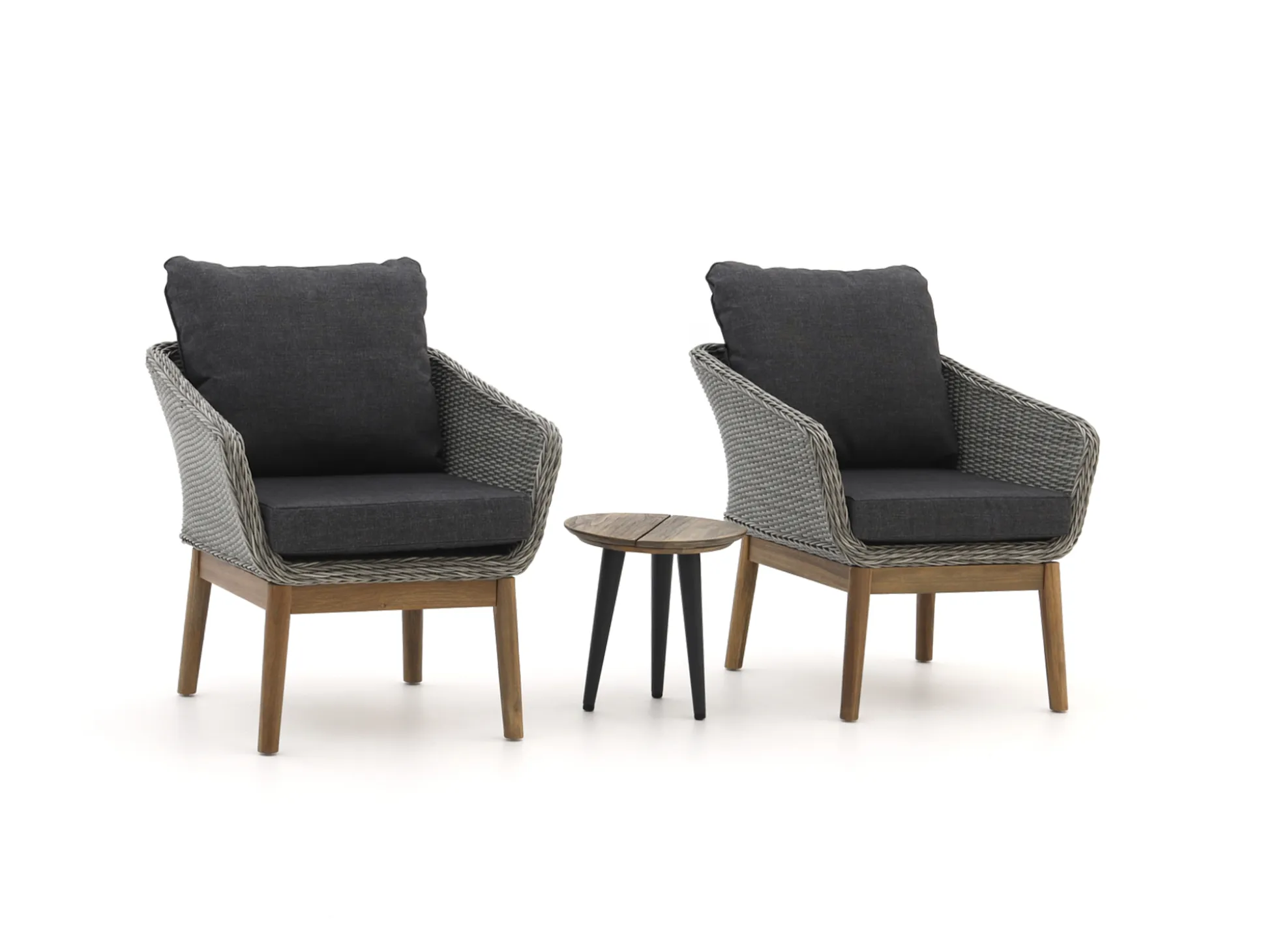 Intenso Borgetto/ROUGH-K ø40cm balkon loungeset 3-delig