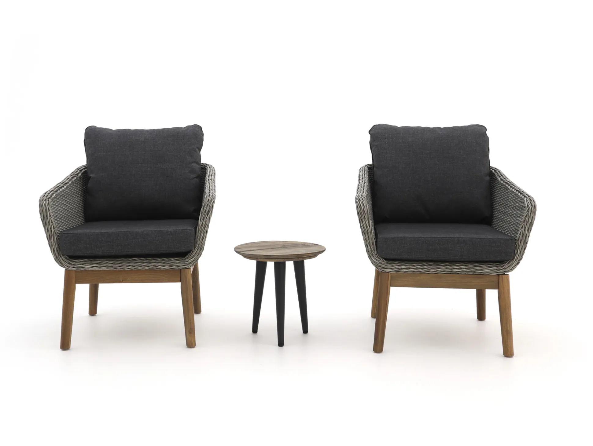 Intenso Borgetto/ROUGH-K ø40cm balkon loungeset 3-delig