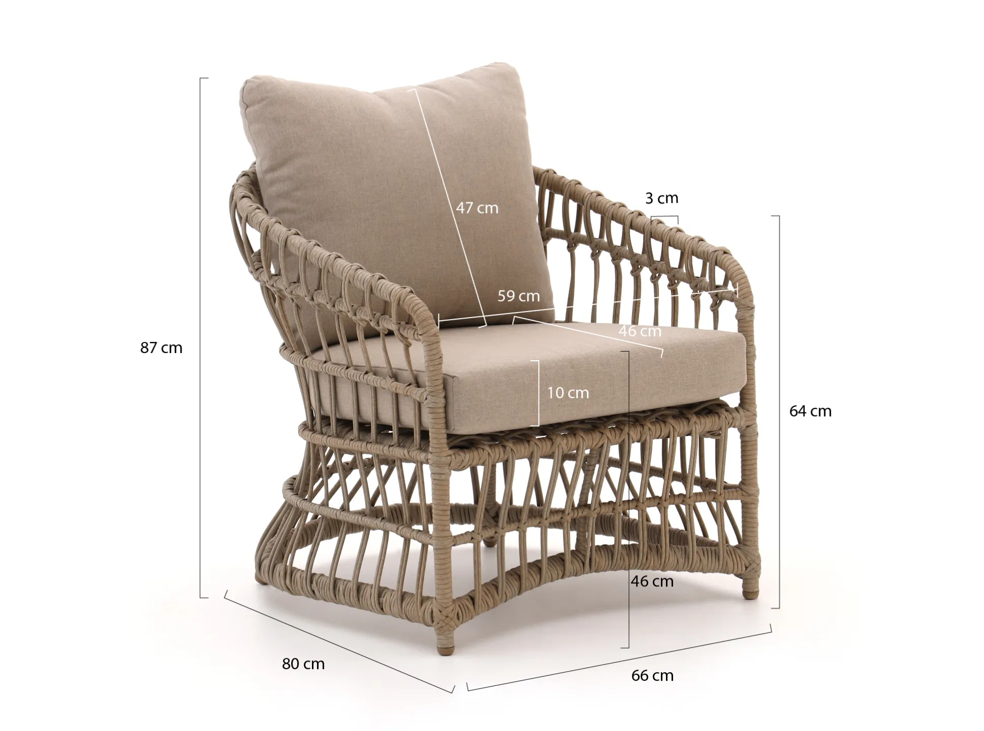 Intenso Cameri lounge tuinstoel