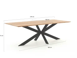 Intenso Isorella/Furato 220cm dining tuinset 7-delig