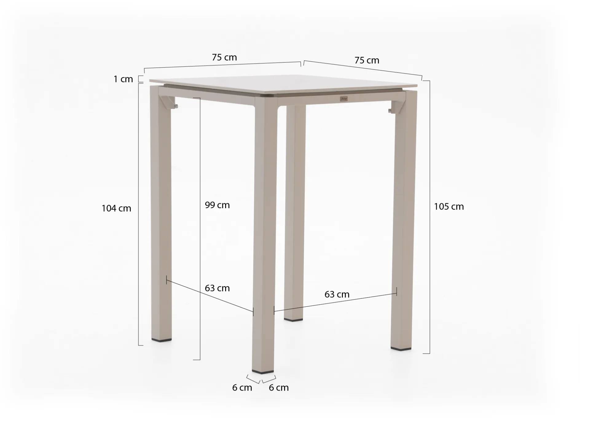 Intenso Isorella/Trecenta 75cm barset 3-delig