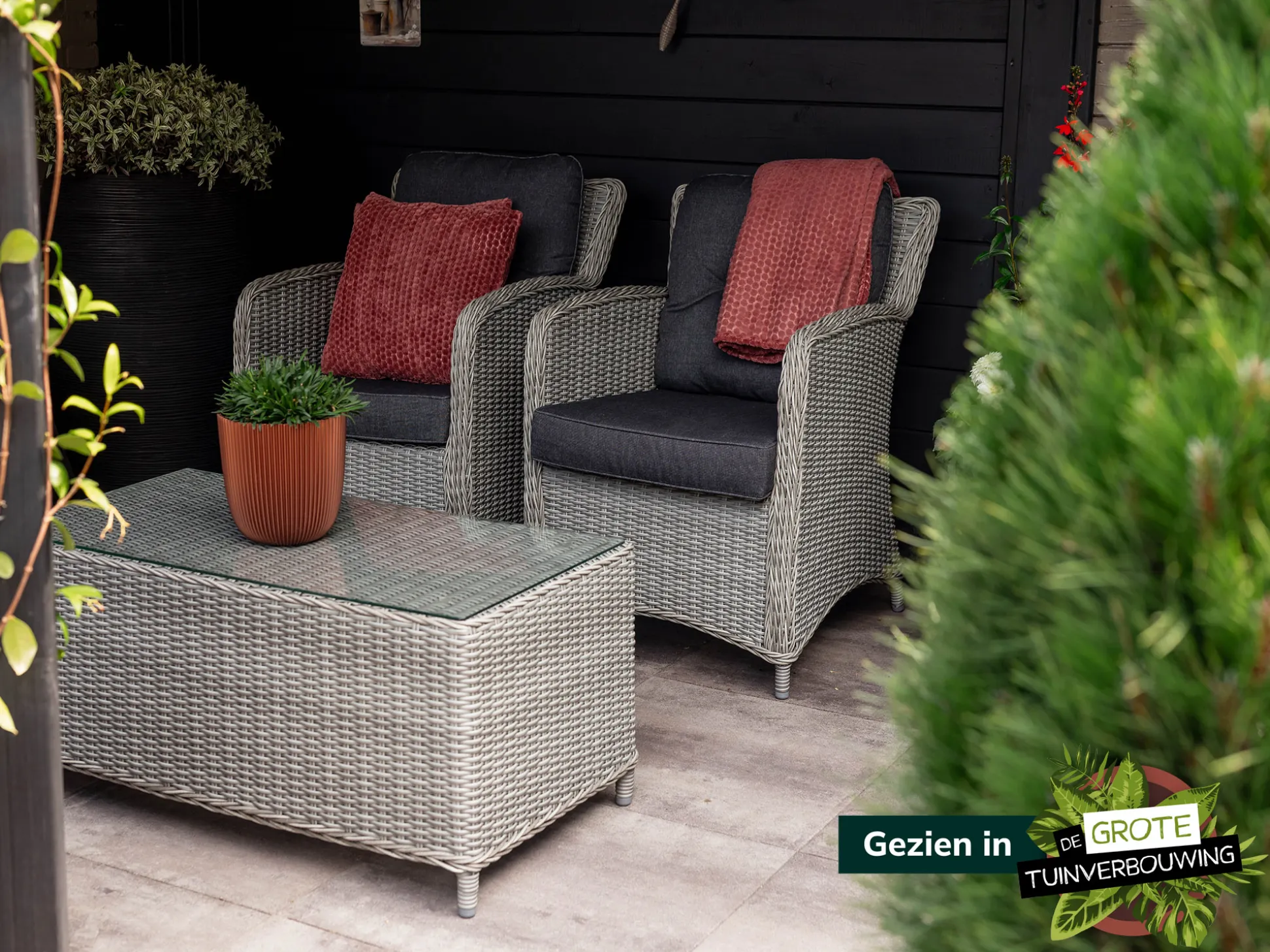 Intenso Leone/Milano stoel-bank loungeset 4-delig