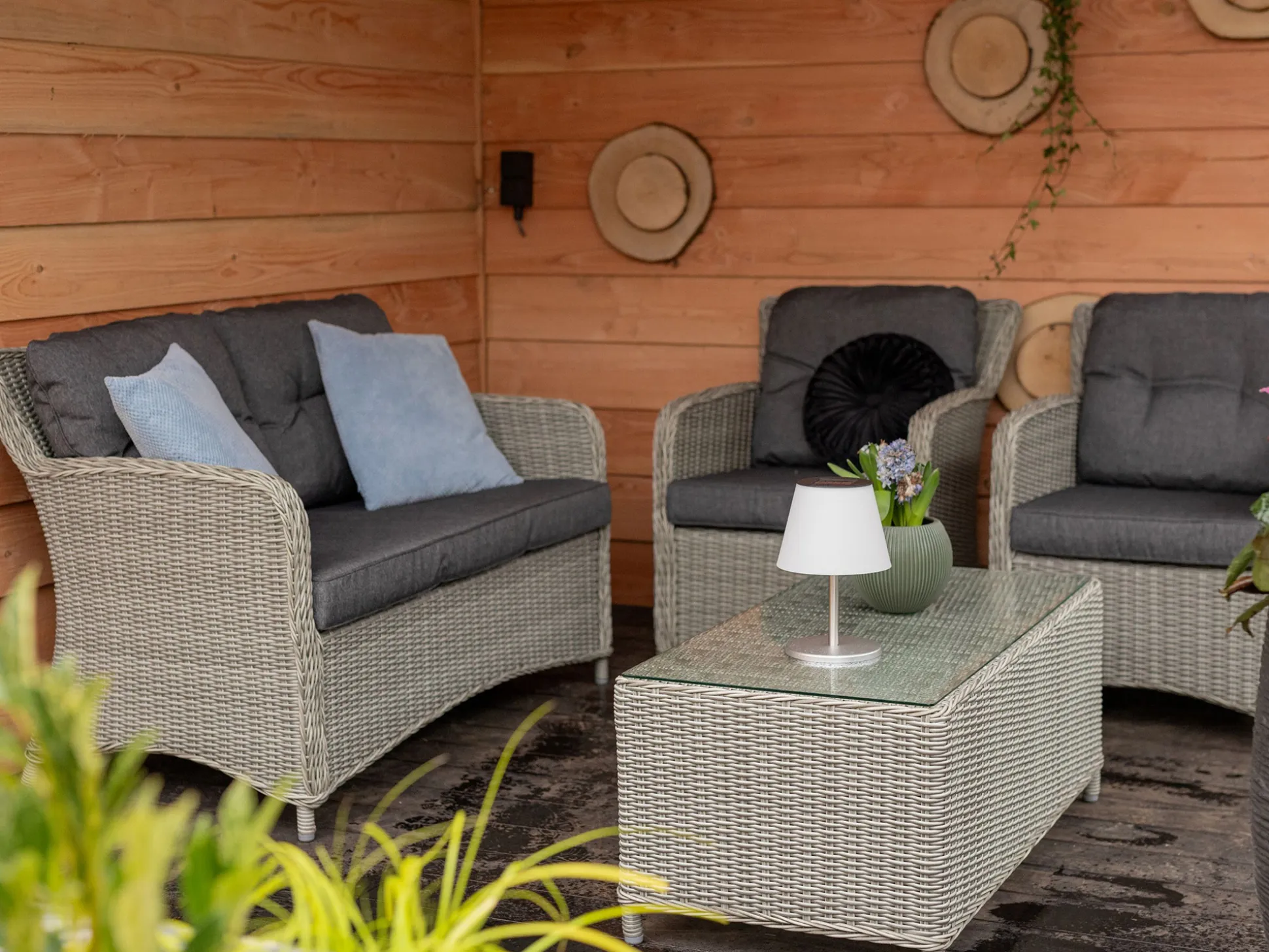 Intenso Leone/Milano stoel-bank loungeset 4-delig