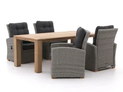 Intenso Mazzano/ROUGH-X 200cm lounge-dining tuinset 5-delig verstelbaar