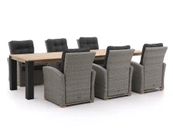Intenso Mazzano/ROUGH-X 320cm lounge-dining tuinset 7-delig verstelbaar