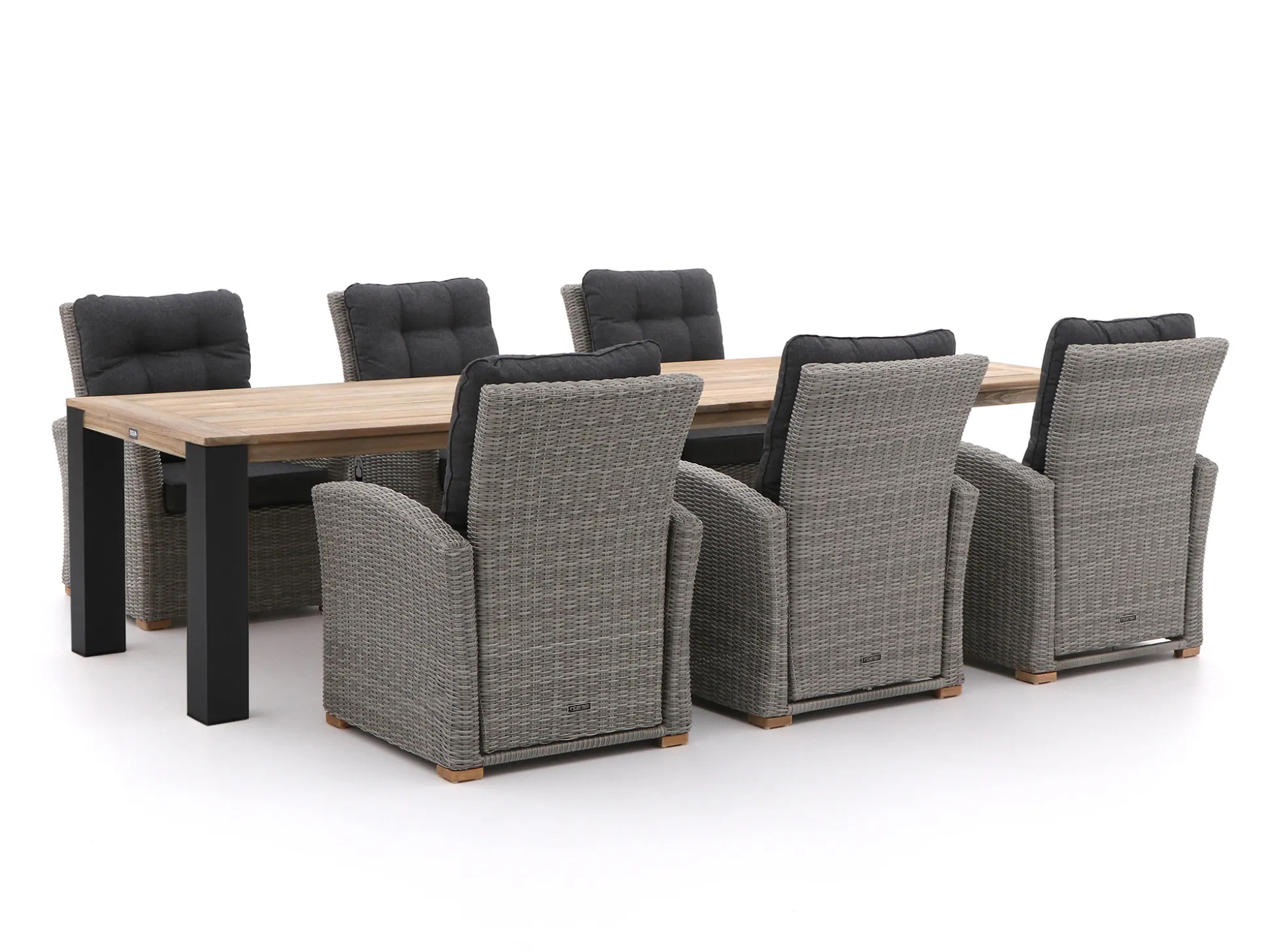 Intenso Mazzano/ROUGH-X 320cm lounge-dining tuinset 7-delig verstelbaar