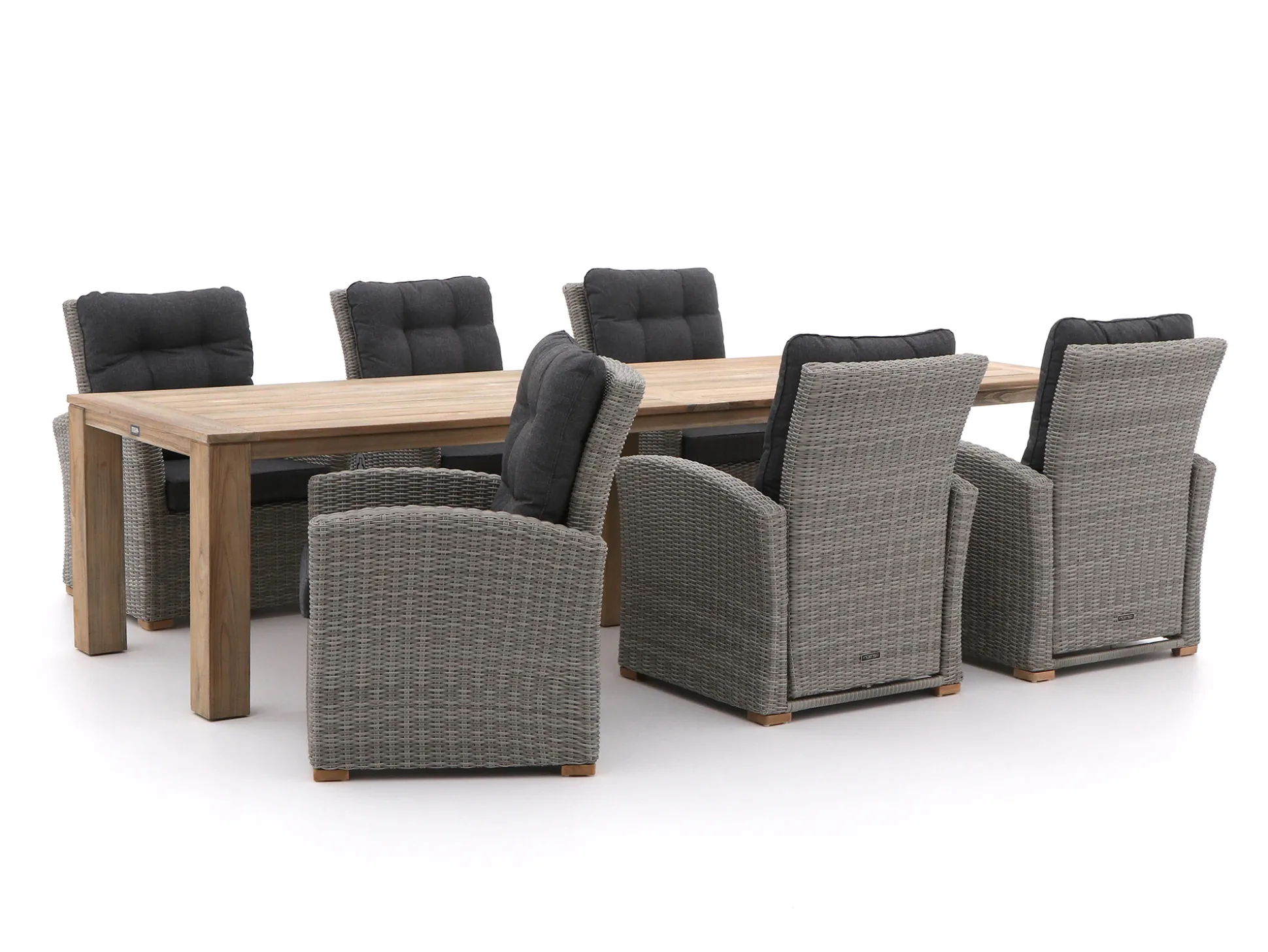 Intenso Mazzano/ROUGH-X 320cm lounge-dining tuinset 7-delig verstelbaar