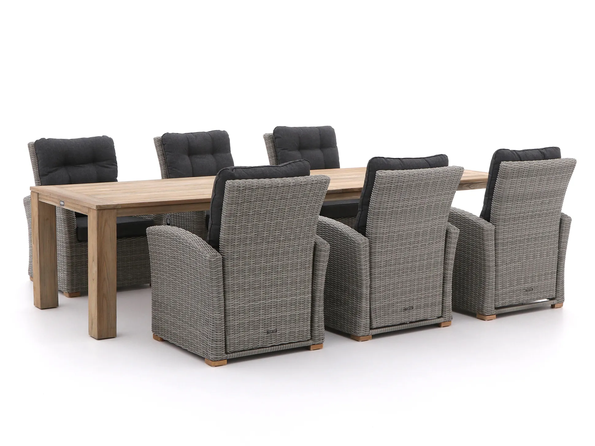 Intenso Mazzano/ROUGH-X 320cm lounge-dining tuinset 7-delig verstelbaar