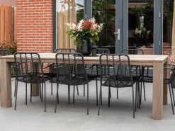Intenso Mazzano/ROUGH-X 240cm lounge-dining tuinset 5-delig verstelbaar