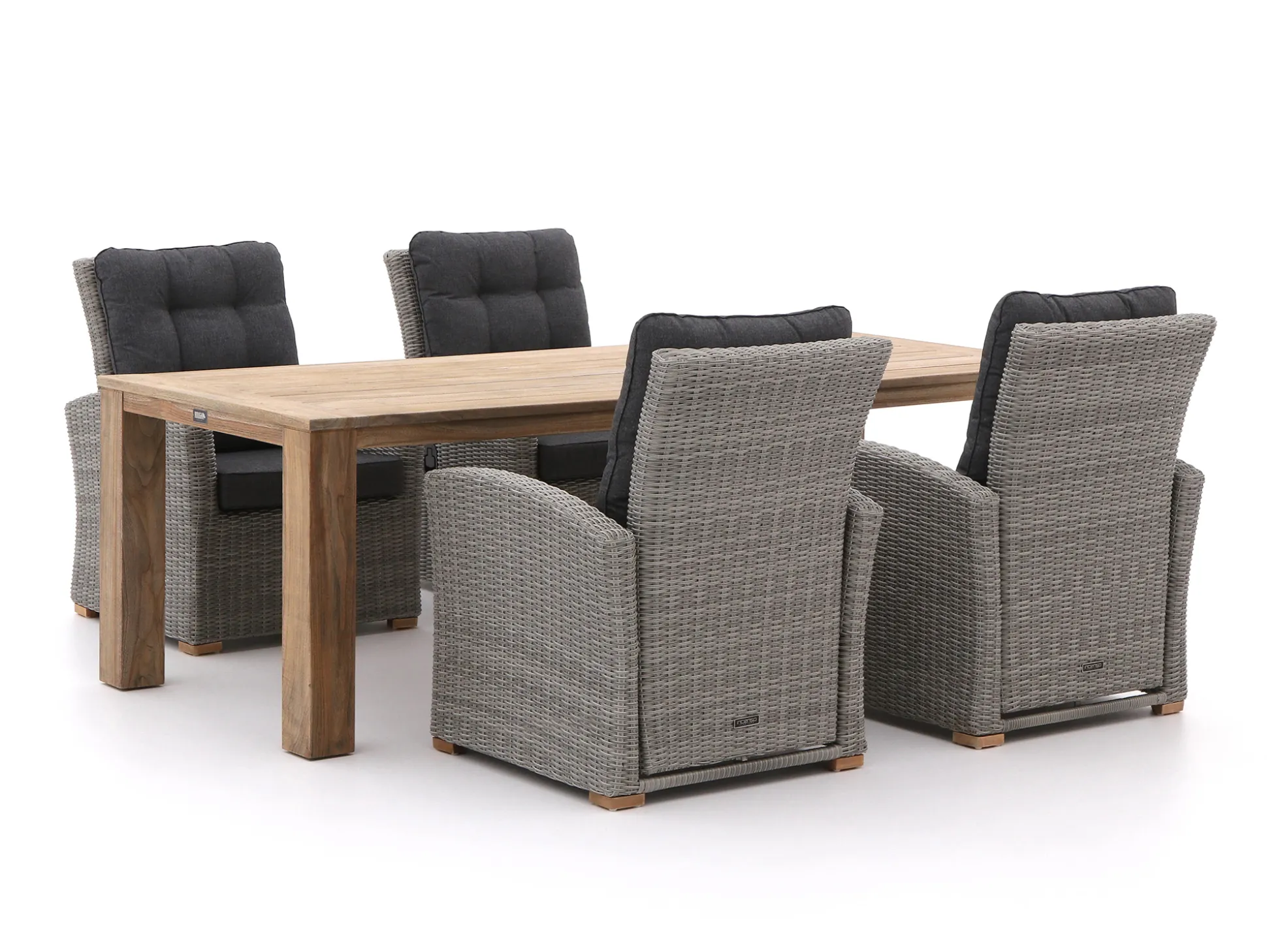 Intenso Mazzano/ROUGH-X 240cm lounge-dining tuinset 5-delig verstelbaar