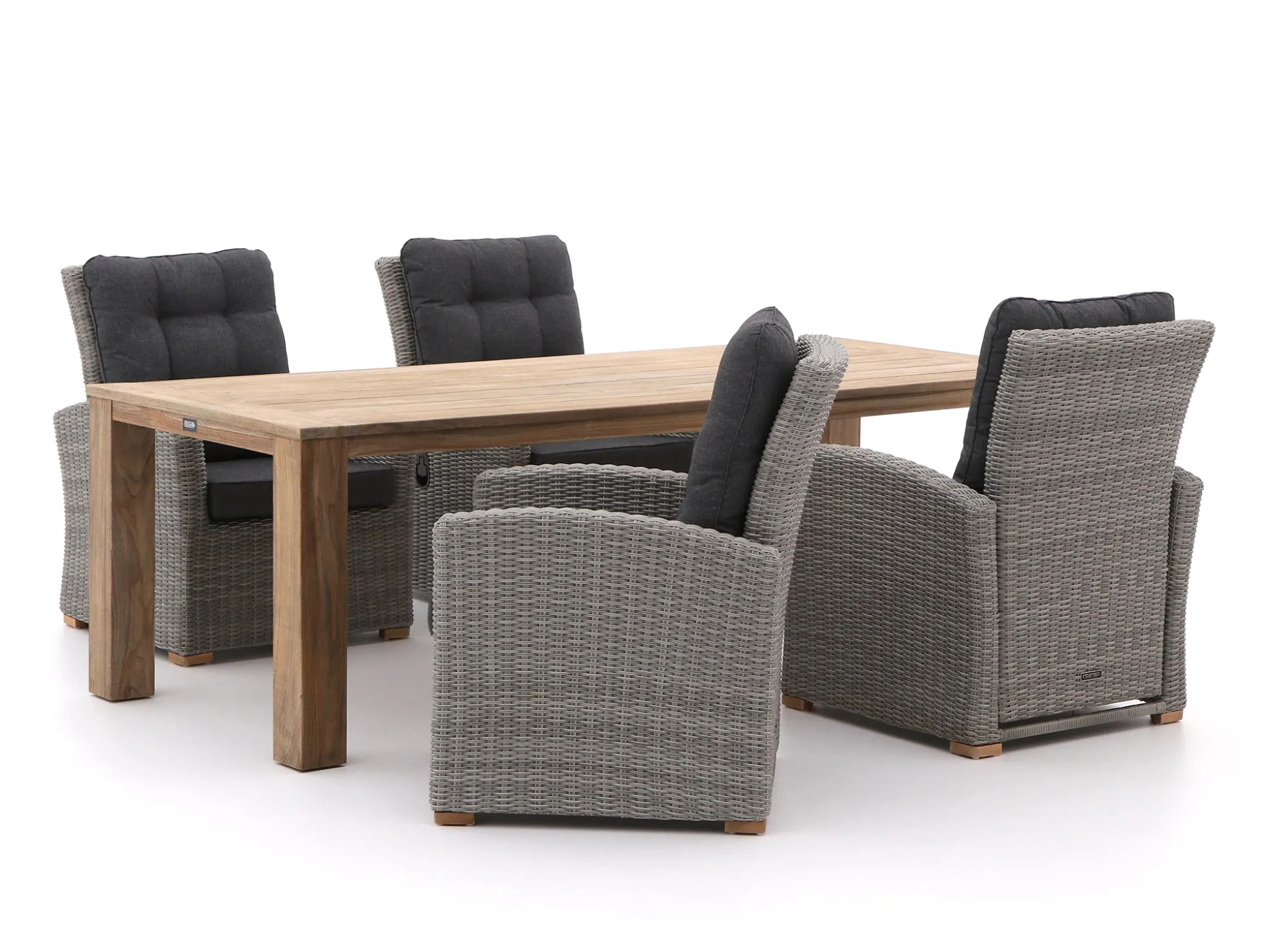 Intenso Mazzano/ROUGH-X 240cm lounge-dining tuinset 5-delig verstelbaar