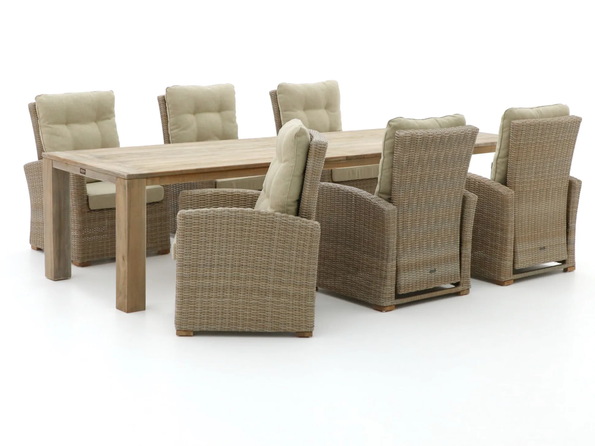 Intenso Mazzano/ROUGH-X 320cm lounge-dining tuinset 7-delig verstelbaar