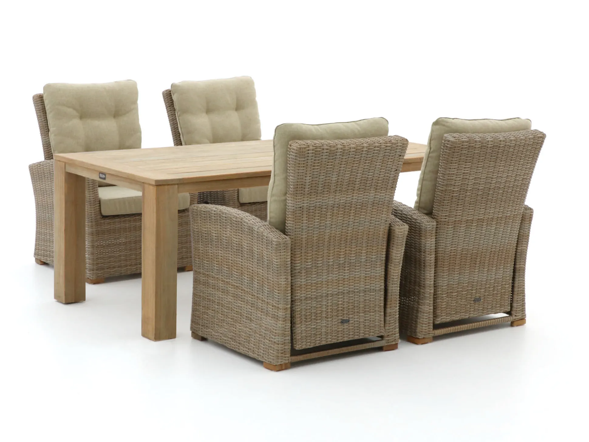 Intenso Mazzano/ROUGH-X 200cm lounge-dining tuinset 5-delig verstelbaar