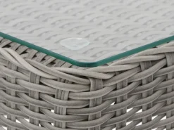 Intenso Milano bijzettafel/voetenbank 53x53x37cm