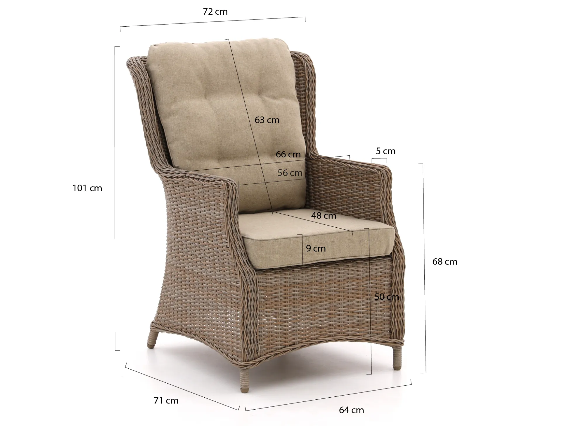 Intenso Milano dining lounge tuinstoel