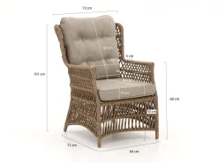 Intenso Milano dining lounge tuinstoel