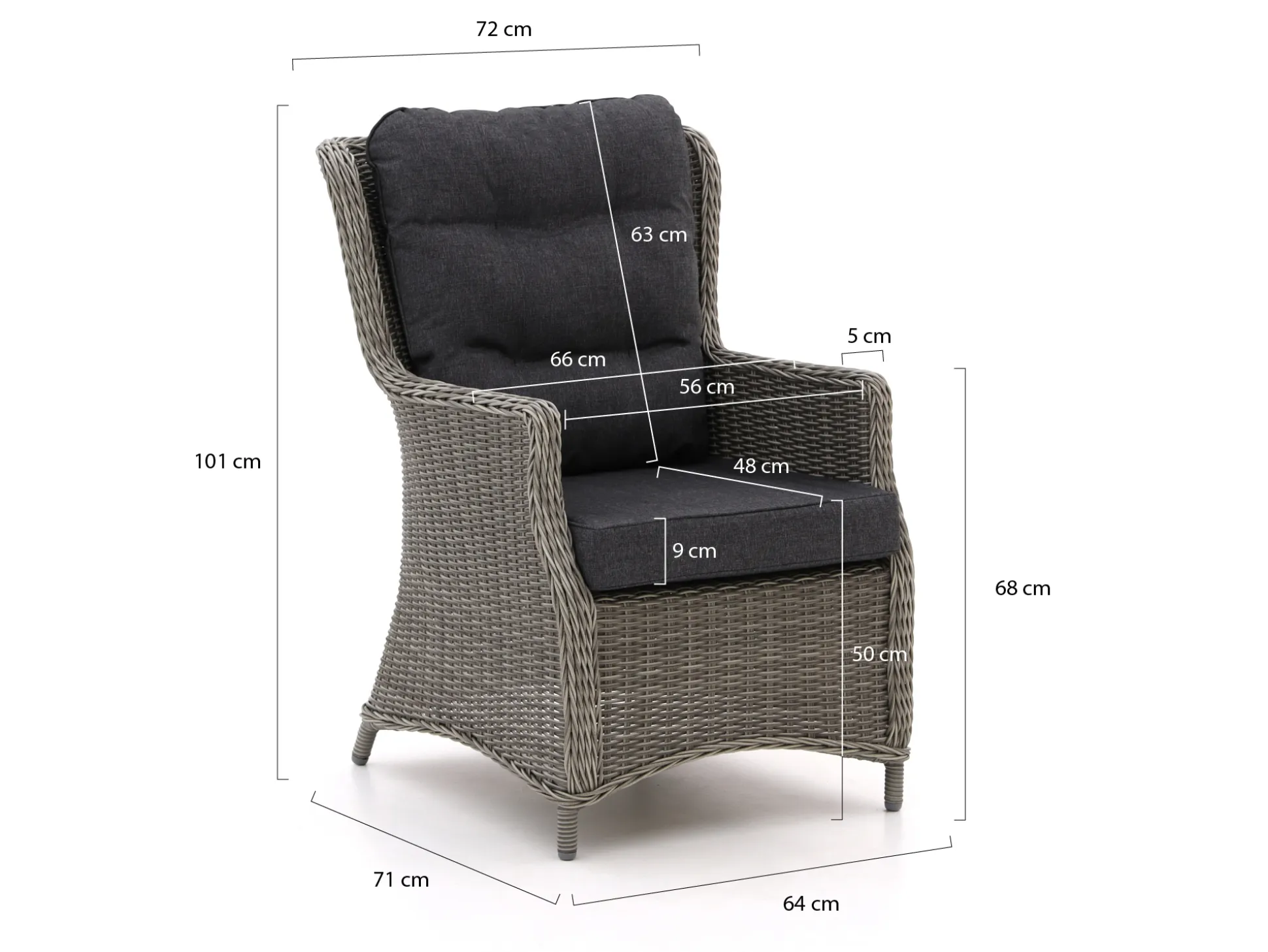 Intenso Milano dining lounge tuinstoel