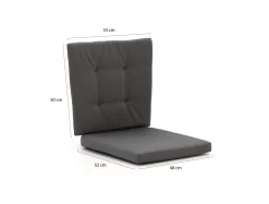 Intenso Milano kussens zit + rug t.b.v. dining tuinstoel