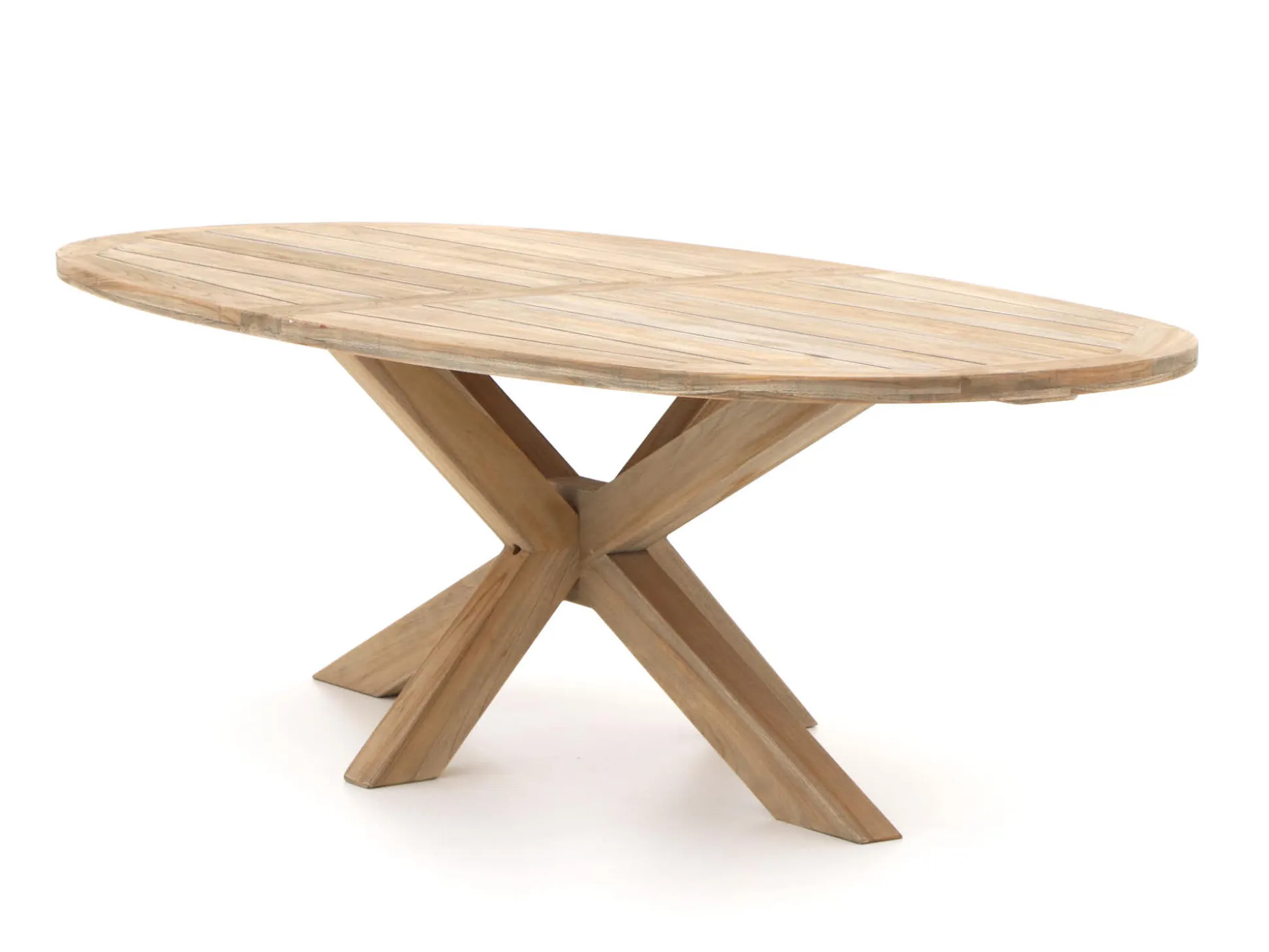 Intenso Milano/ROUGH-Y Ellips 240cm dining-lounge tuinset 7-delig