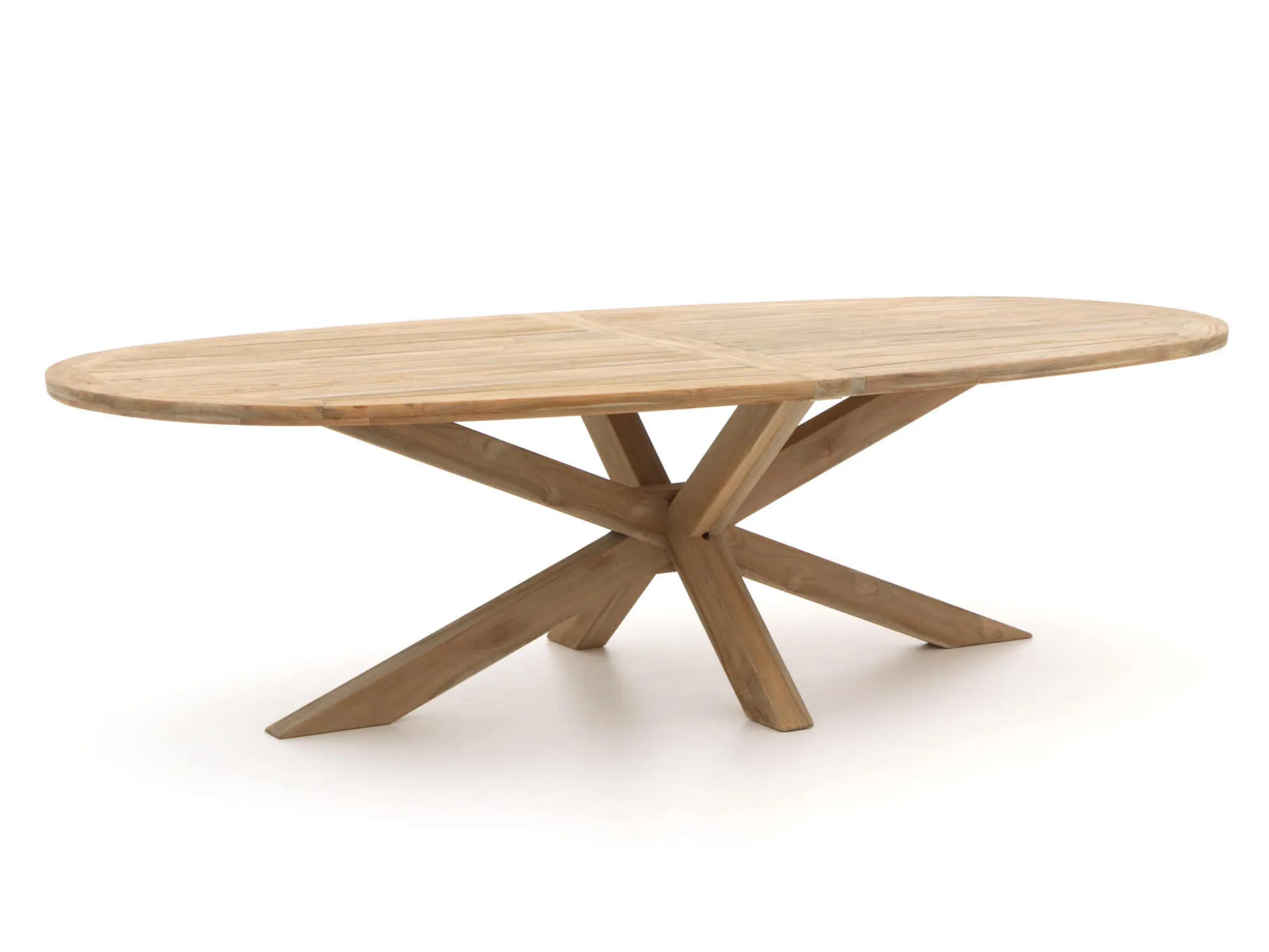 Intenso Milano/ROUGH-Y Ellips 280cm dining-lounge tuinset 7-delig