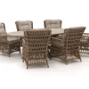 Intenso Milano/ROUGH-Y Ellips 240cm dining-lounge tuinset 7-delig