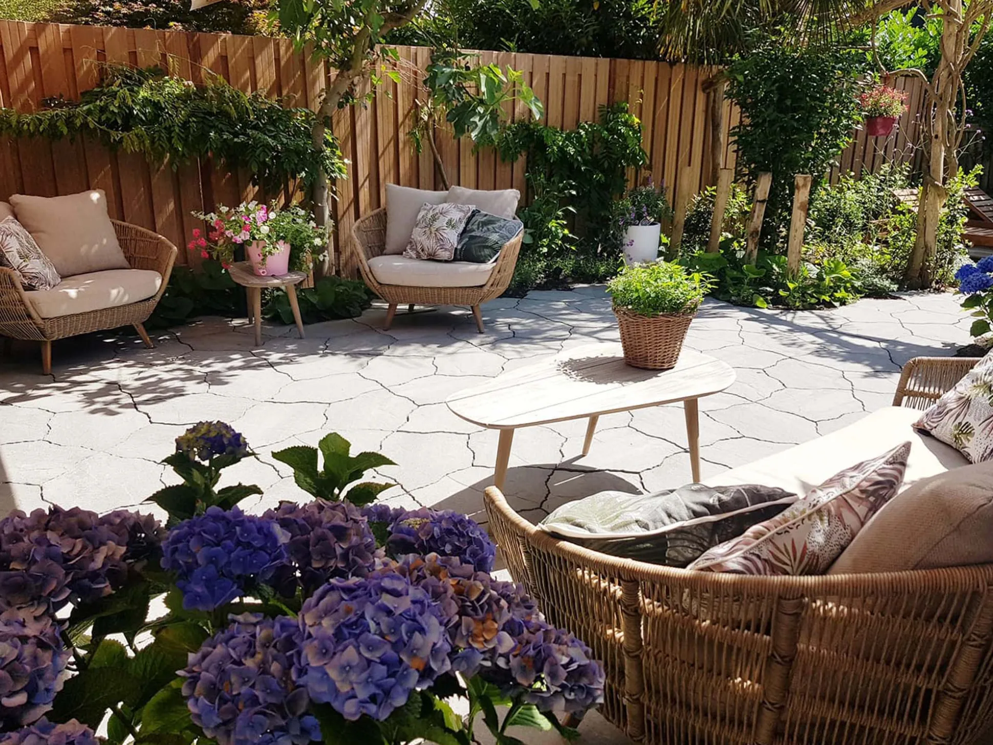 Intenso Stila/ROUGH-K stoel-bank loungeset 5-delig