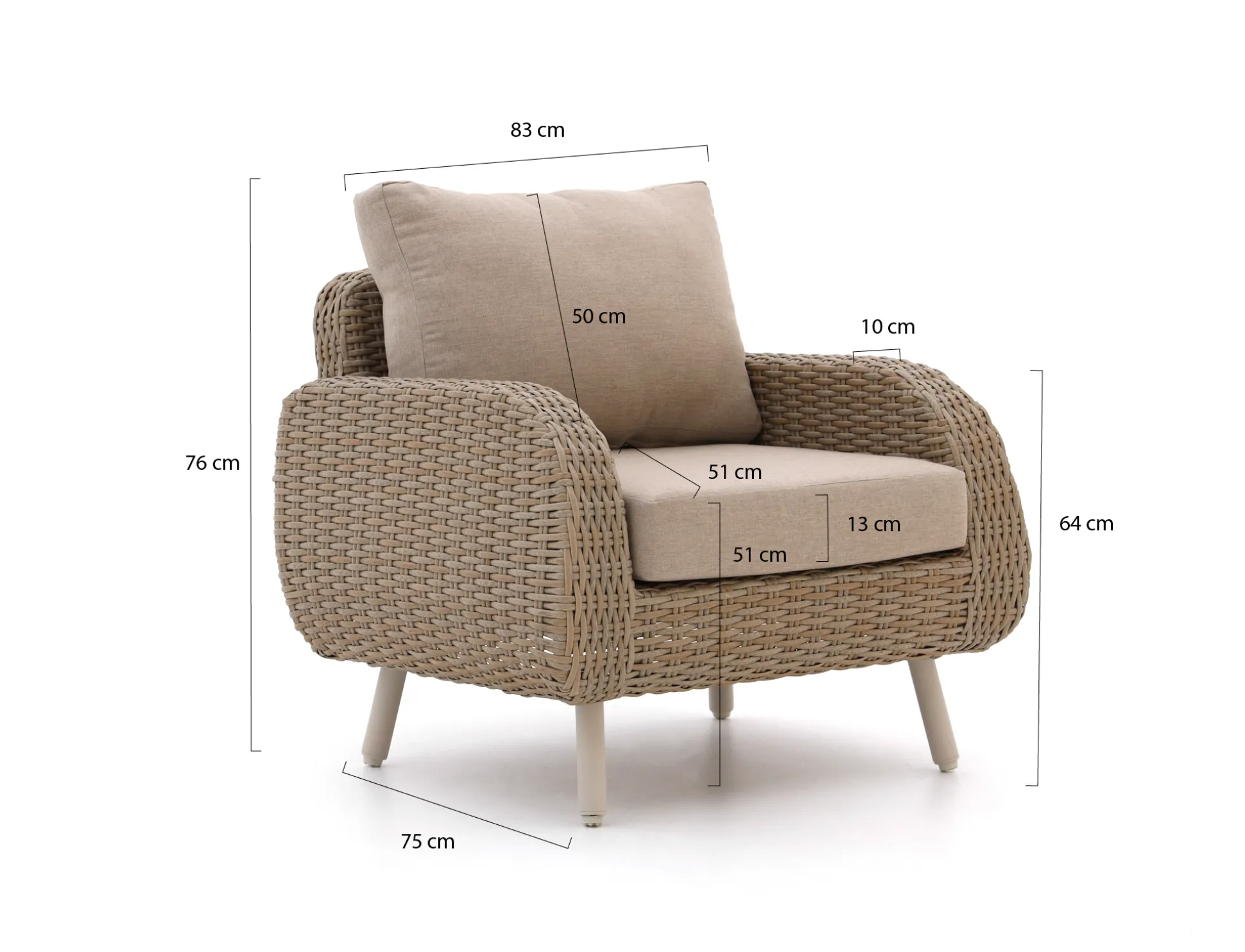 Intenso Suzzara lounge tuinstoel