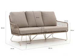 Intenso Trasimeno lounge tuinbank 3-zits 189,5cm