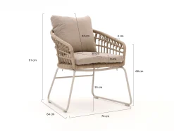 Intenso Trofarello dining tuinstoel