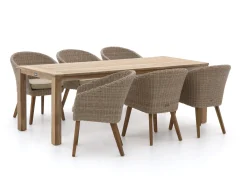 Intenso Tropea/ROUGH-S 220cm dining tuinset 7-delig