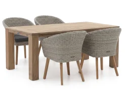 Intenso Tropea/ROUGH-X 180cm dining tuinset 5-delig