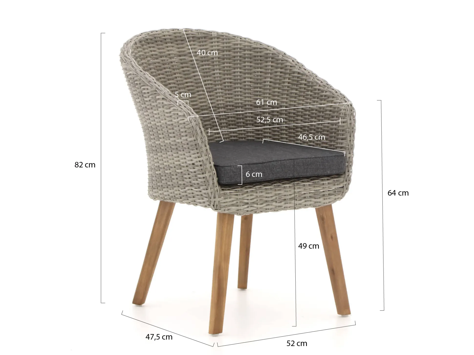 Intenso Tropea/ROUGH-X 240cm dining tuinset 7-delig