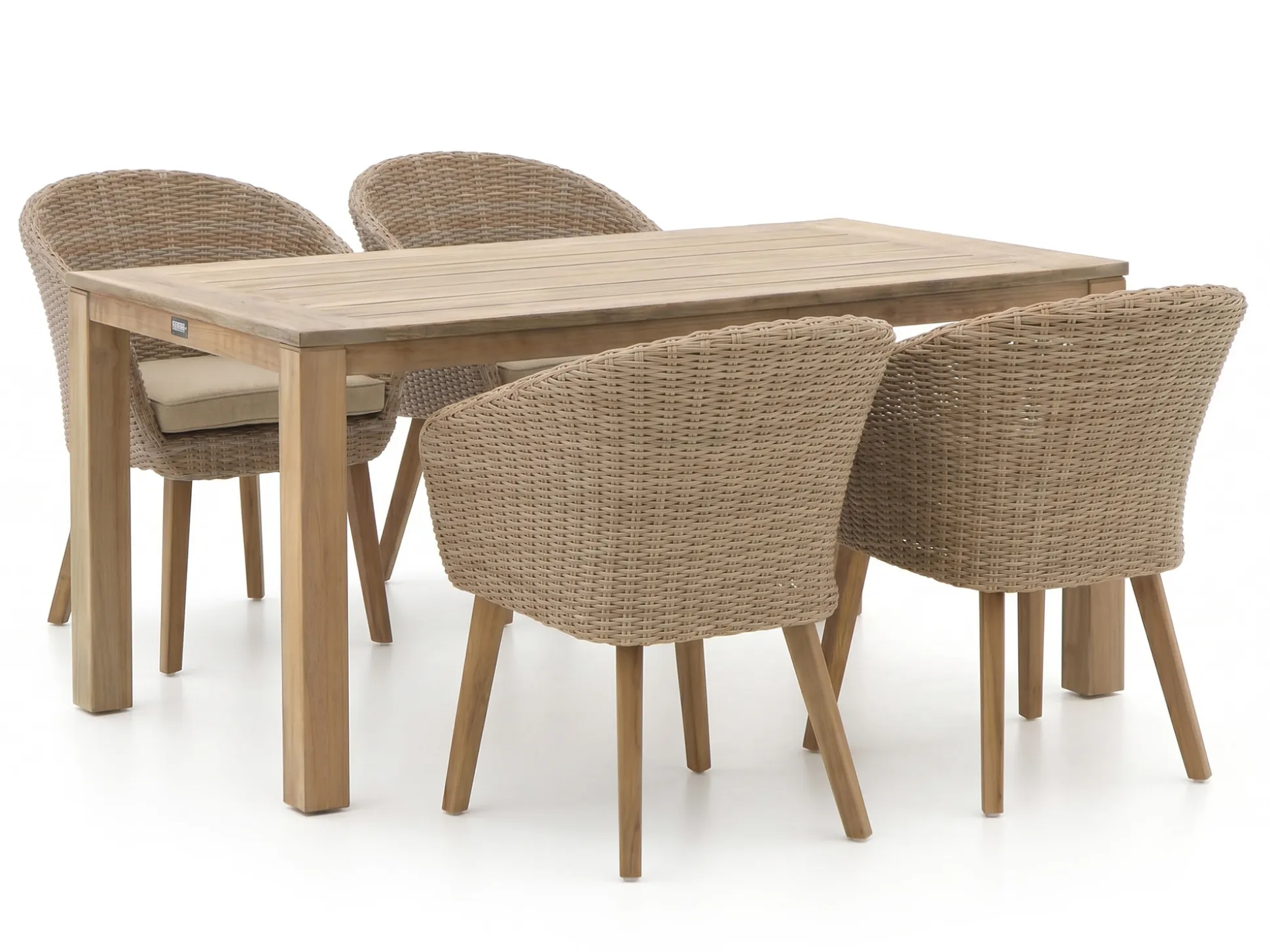 Intenso Tropea/ROUGH-X 180cm dining tuinset 5-delig