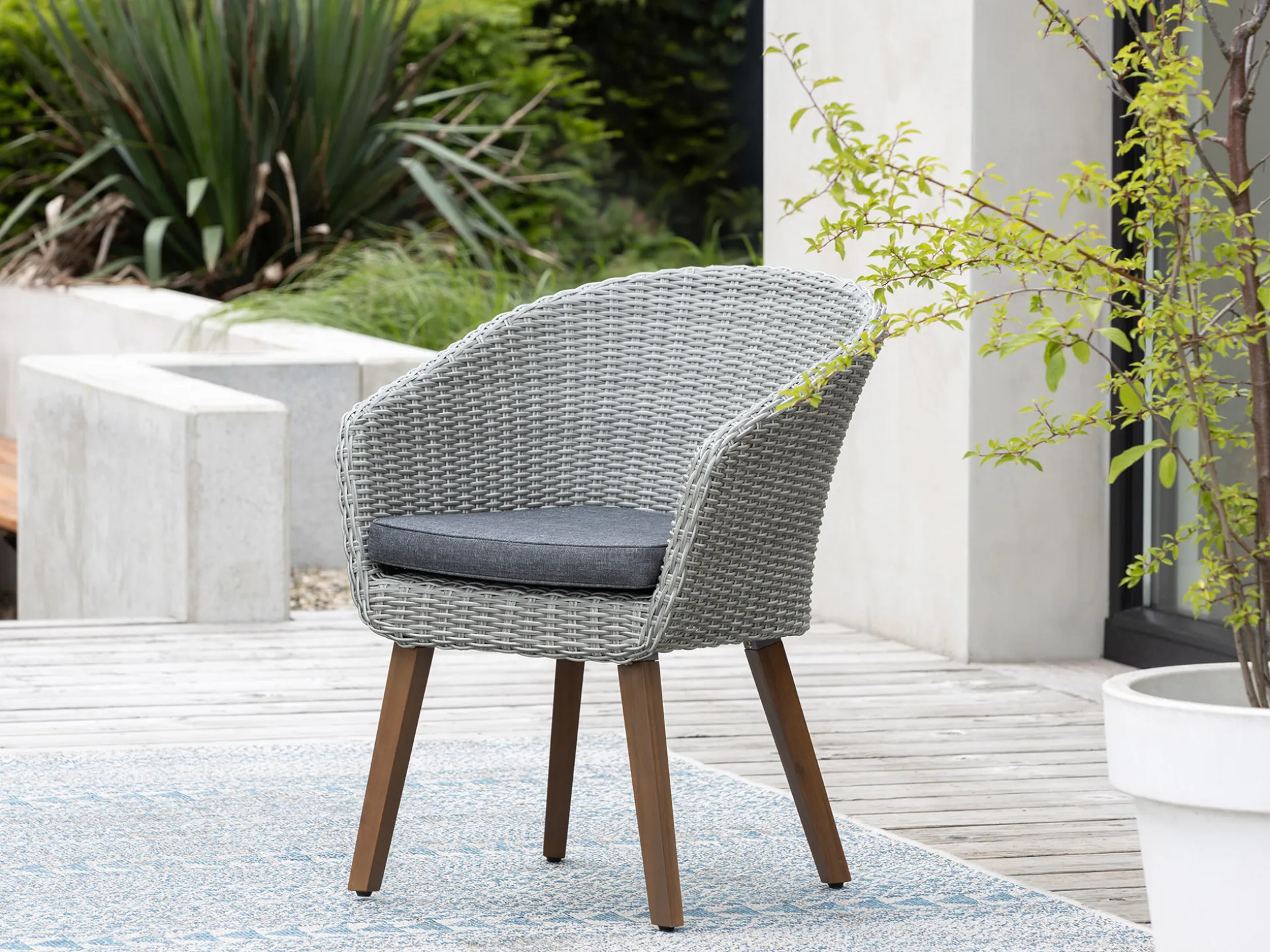 Intenso Tropea/ROUGH-Y ø150cm dining tuinset 7-delig